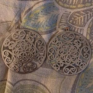 Fun silver earrings!